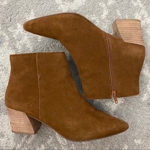Genuine Suede Leather Ankle Boots